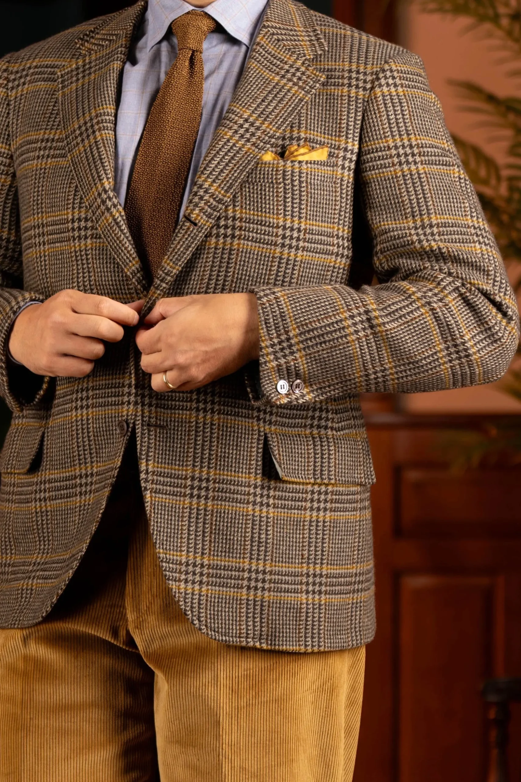 Camel Stancliffe Corduroy Trousers