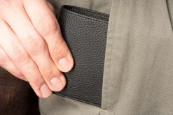 8 Card Classic Bifold Wallet in Black Togo Calf Leather