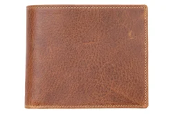8 Card Classic Bifold Wallet in Saddle Brown Full-Grain Dumont Leather