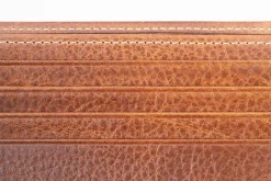 8 Card Classic Bifold Wallet in Saddle Brown Full-Grain Dumont Leather