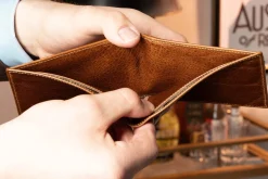 8 Card Classic Bifold Wallet in Saddle Brown Full-Grain Dumont Leather
