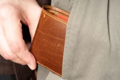 8 Card Classic Bifold Wallet in Saddle Brown Full-Grain Dumont Leather