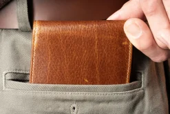 8 Card Classic Bifold Wallet in Saddle Brown Full-Grain Dumont Leather