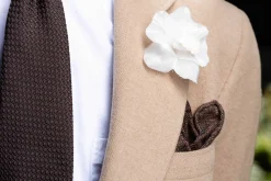 Champagne Orchid Boutonnière Flower