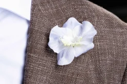 Champagne Orchid Boutonnière Flower
