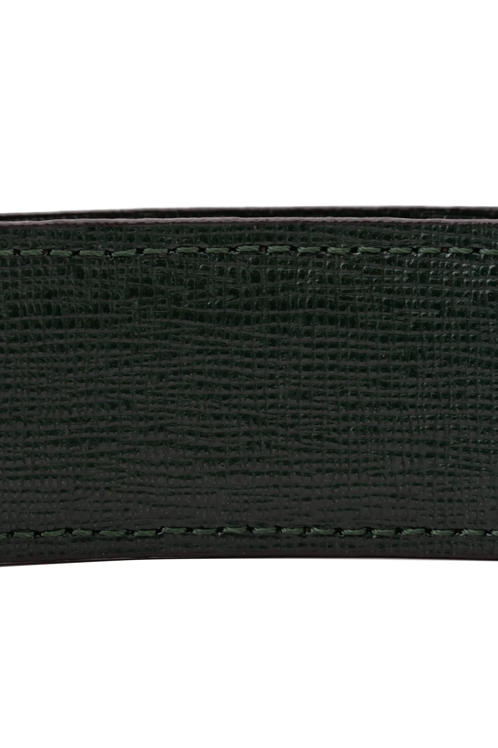 Charcoal Brown Leather Belt