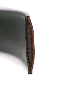 Charcoal Brown Leather Belt