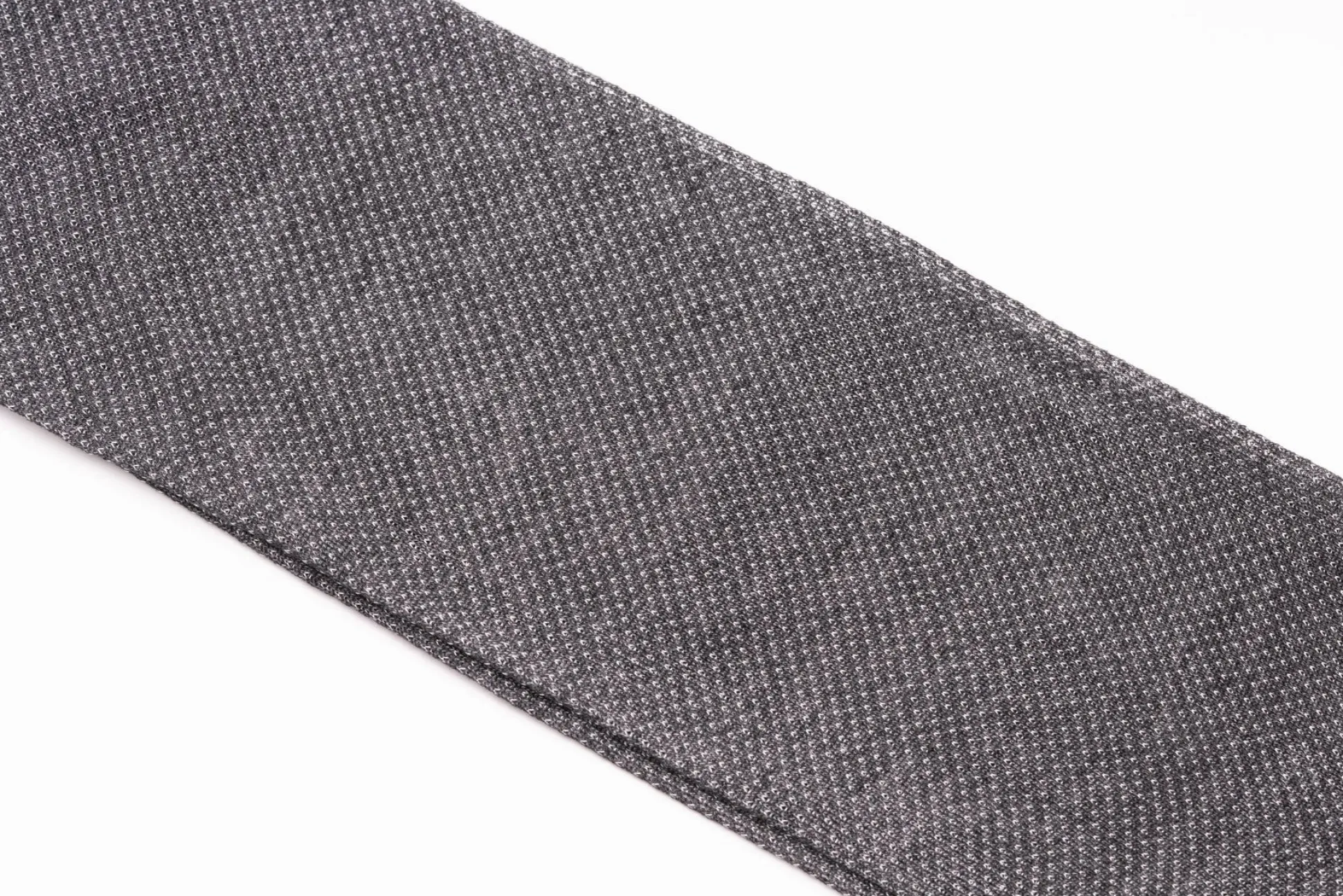Charcoal Gray & White Two-Tone Solid Socks