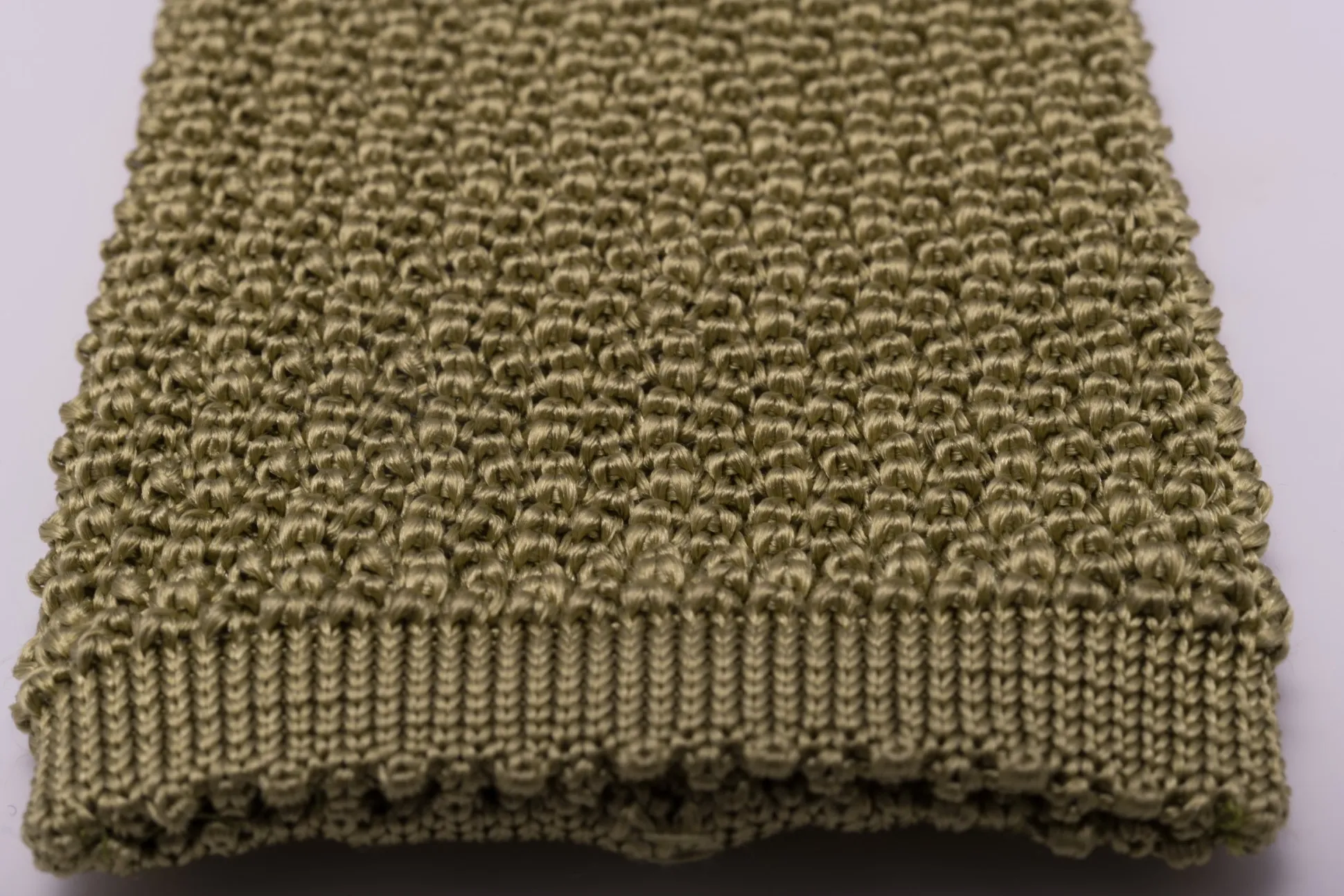 Chartreuse Green Silk Knit Tie