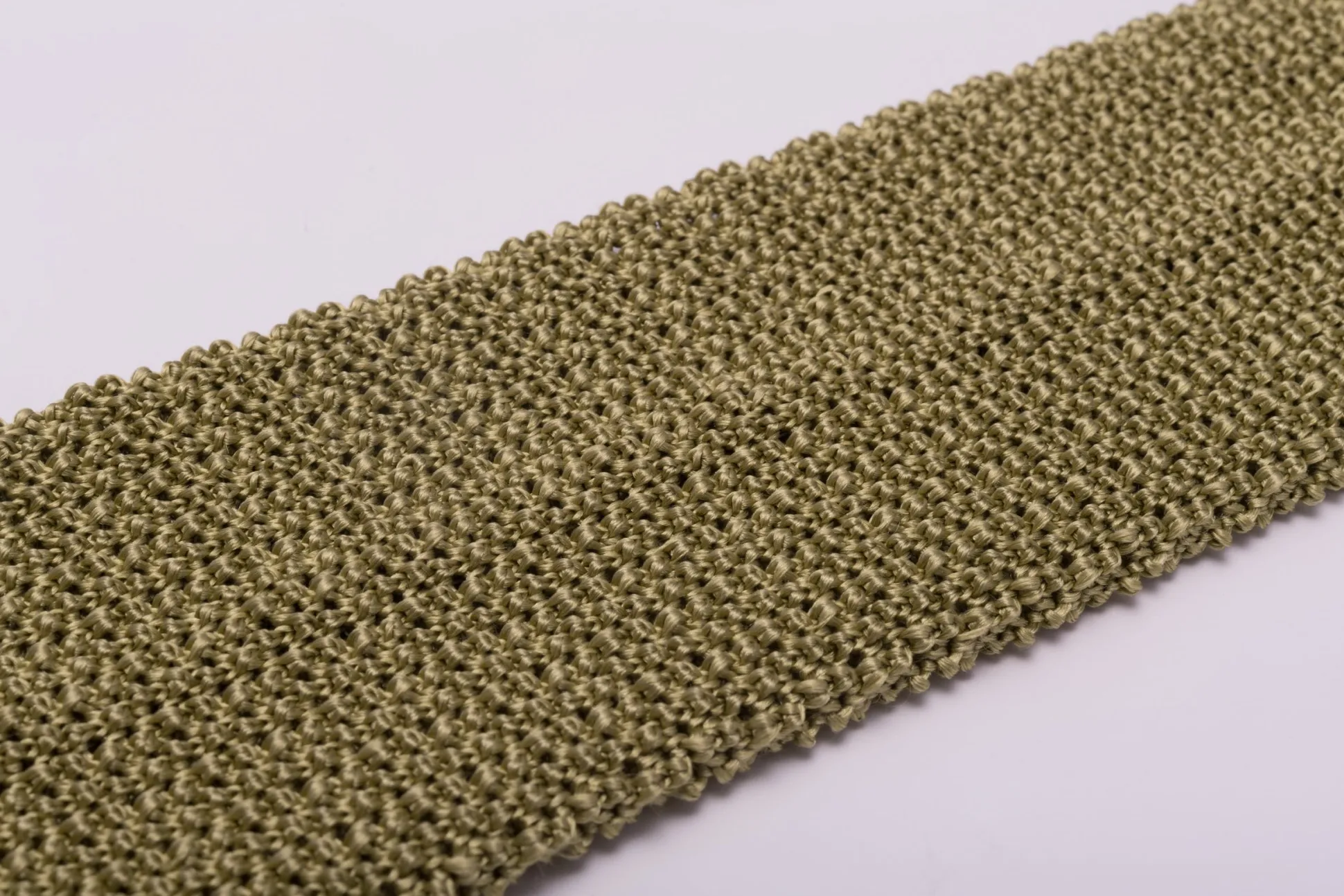 Chartreuse Green Silk Knit Tie