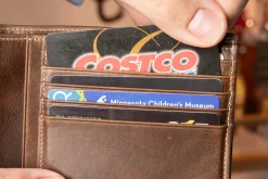 Classic 8 Card Bifold Antique Mahogany Leather Wallet
