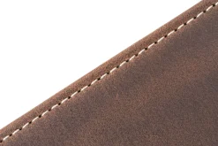 Classic 8 Card Bifold Antique Mahogany Leather Wallet