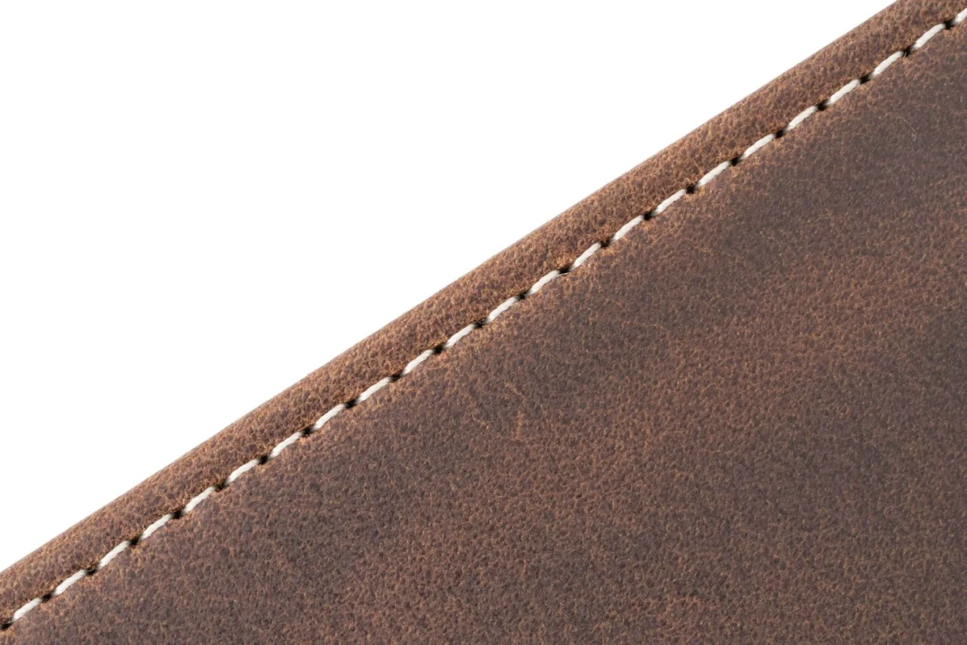 Classic 8 Card Bifold Antique Mahogany Leather Wallet