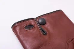 Cognac Brown Lamb Nappa Leather Dress Gloves