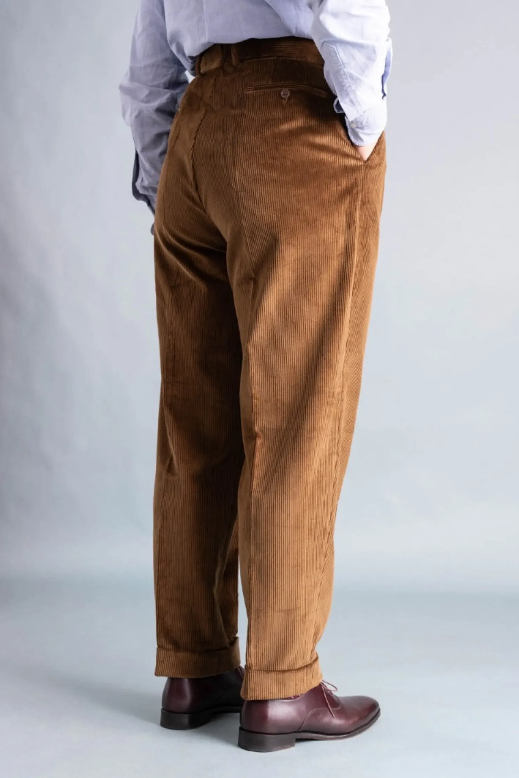 Cognac Stancliffe Corduroy Trousers