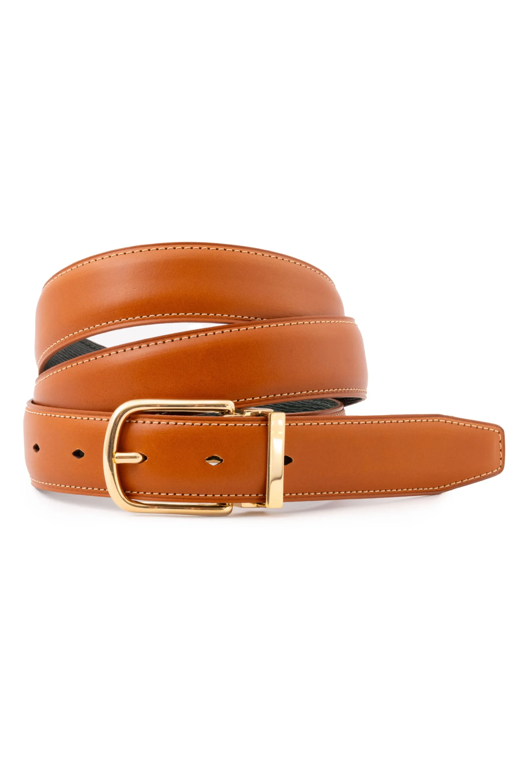 Cognac Tan Leather Belt