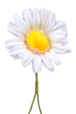 Daisy Silk Boutonnière Flower