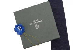 Dark Blue Cornflower Boutonnière Flower