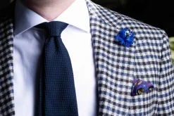 Dark Blue Cornflower Boutonnière Flower