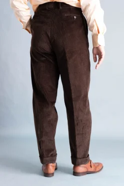 Dark Brown Stancliffe Corduroy Trousers