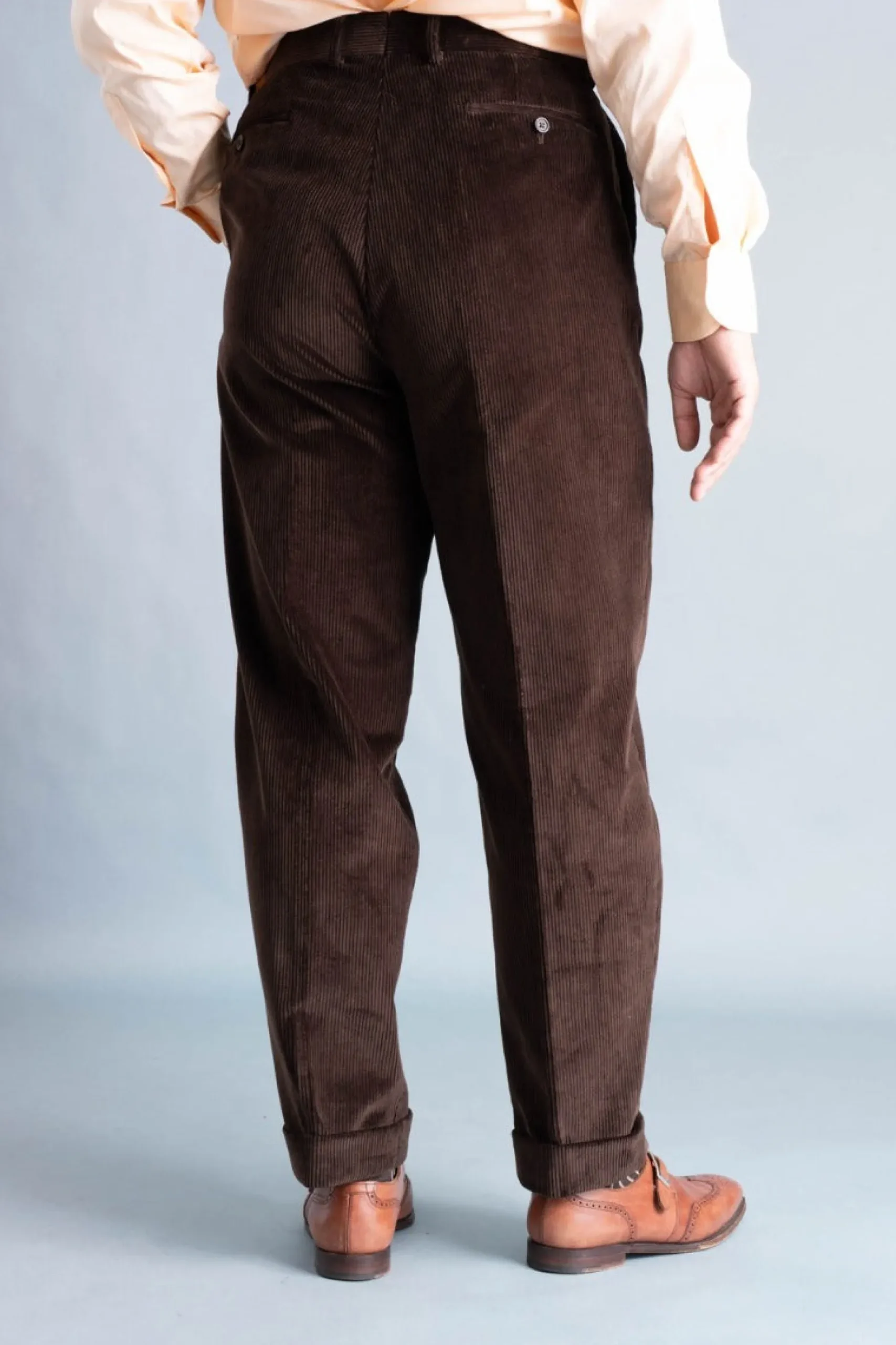Dark Brown Stancliffe Corduroy Trousers