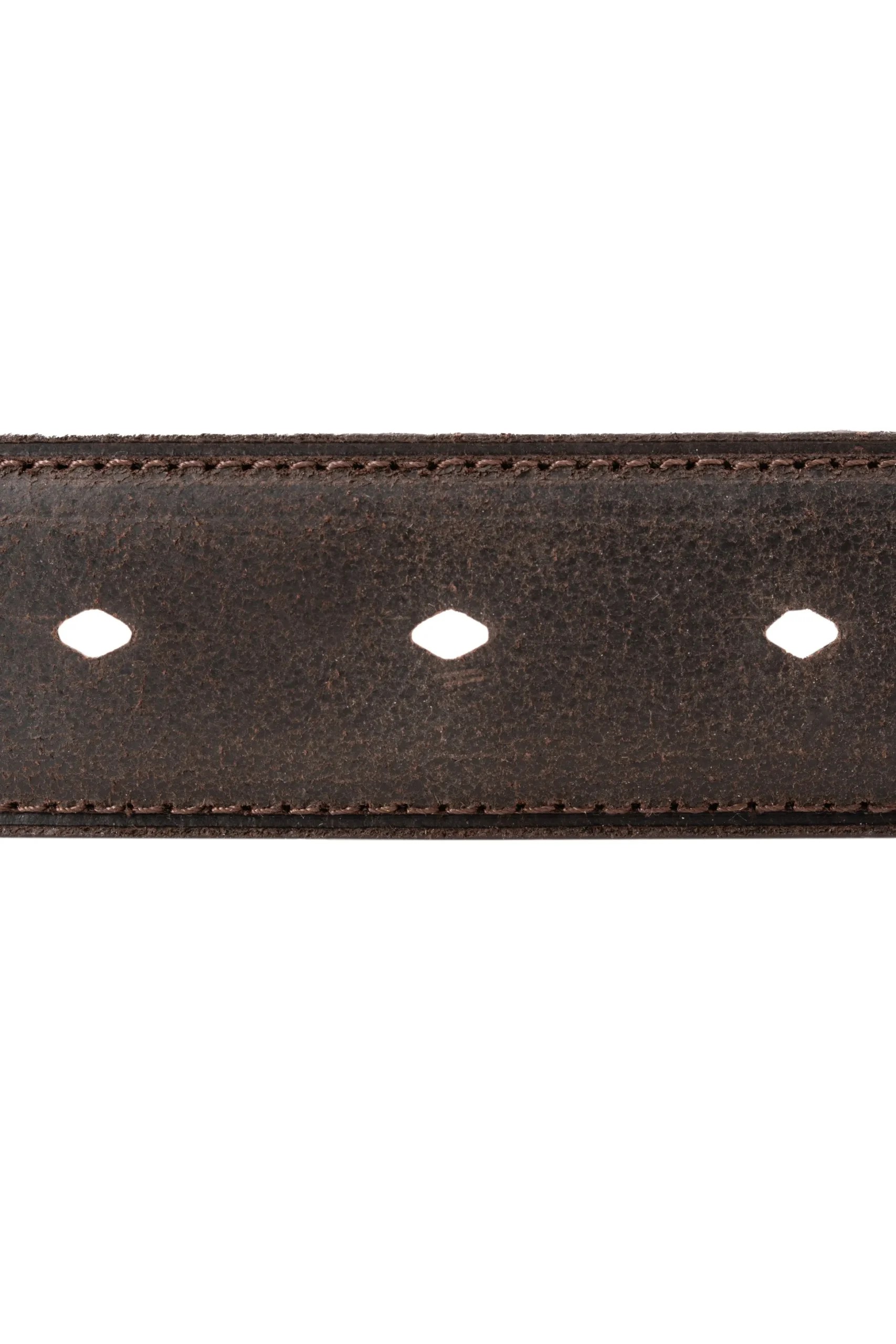 Dark Brown Waxy Commander Leather Belt