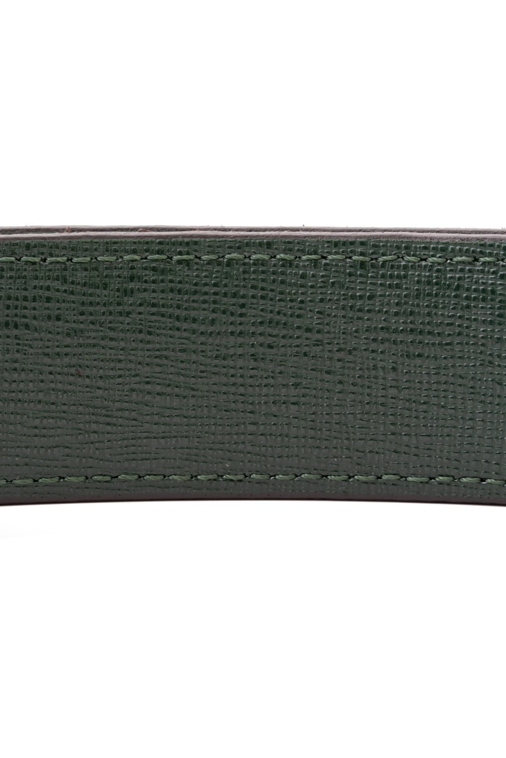 Dark Chocolate Brown Suede Calf Leather Belt