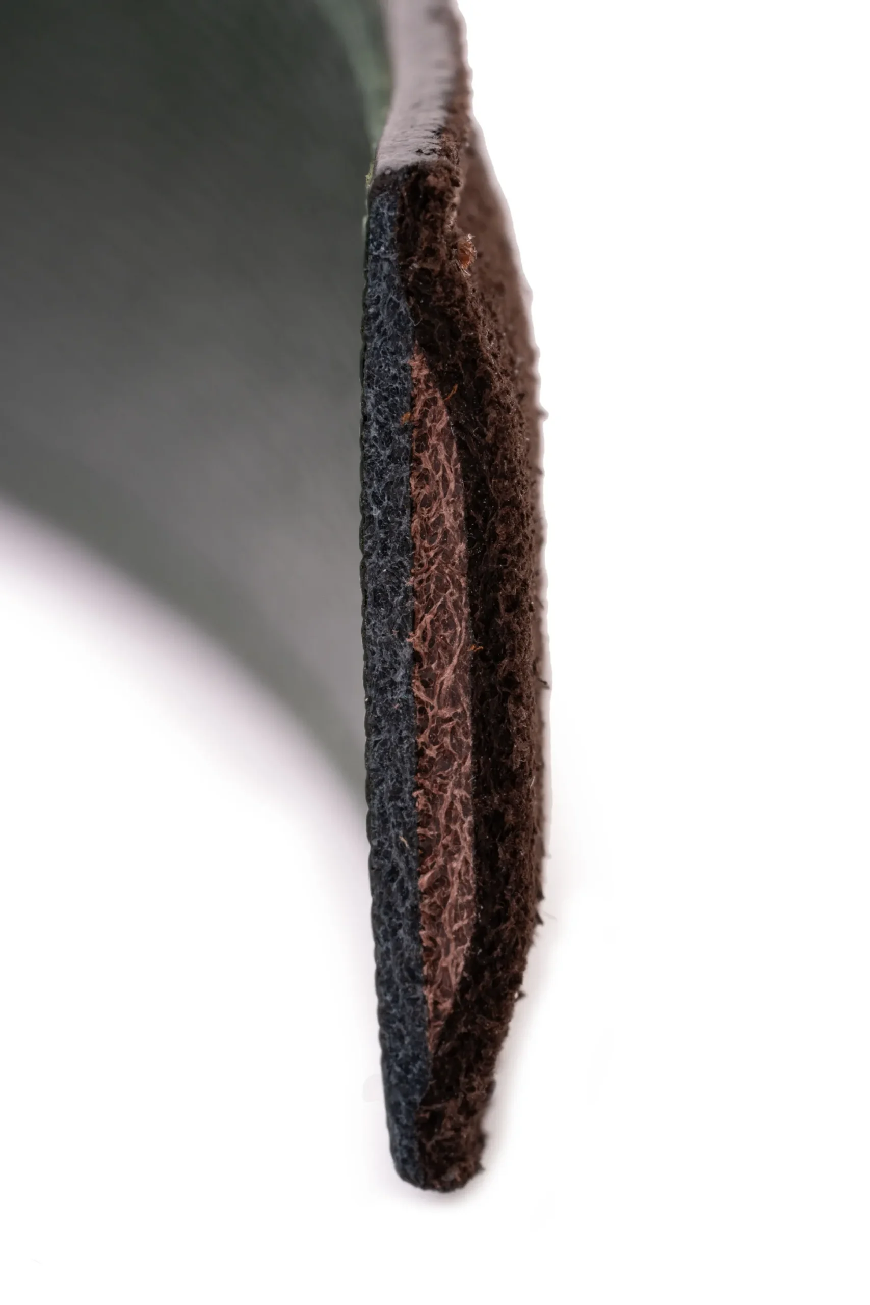 Dark Chocolate Brown Suede Calf Leather Belt