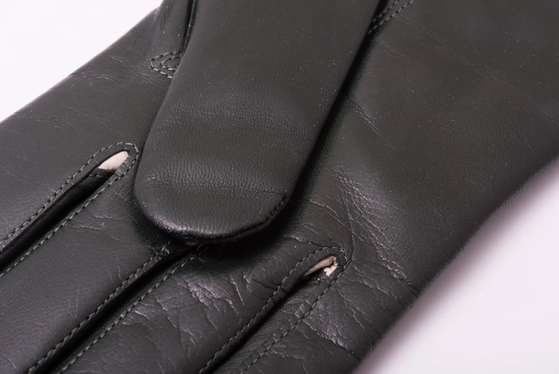 Dark Green Lamb Nappa Gloves