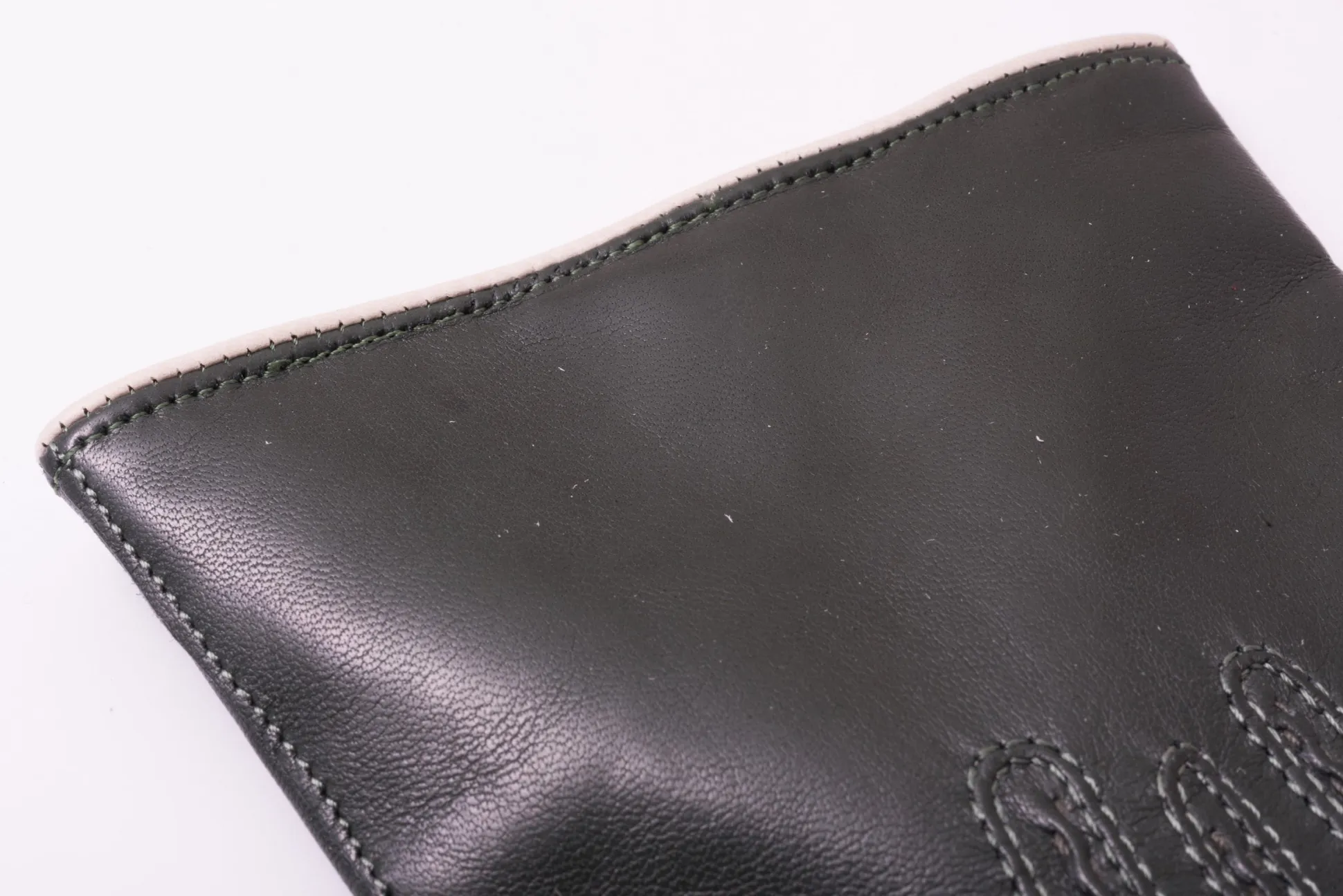 Dark Green Lamb Nappa Gloves