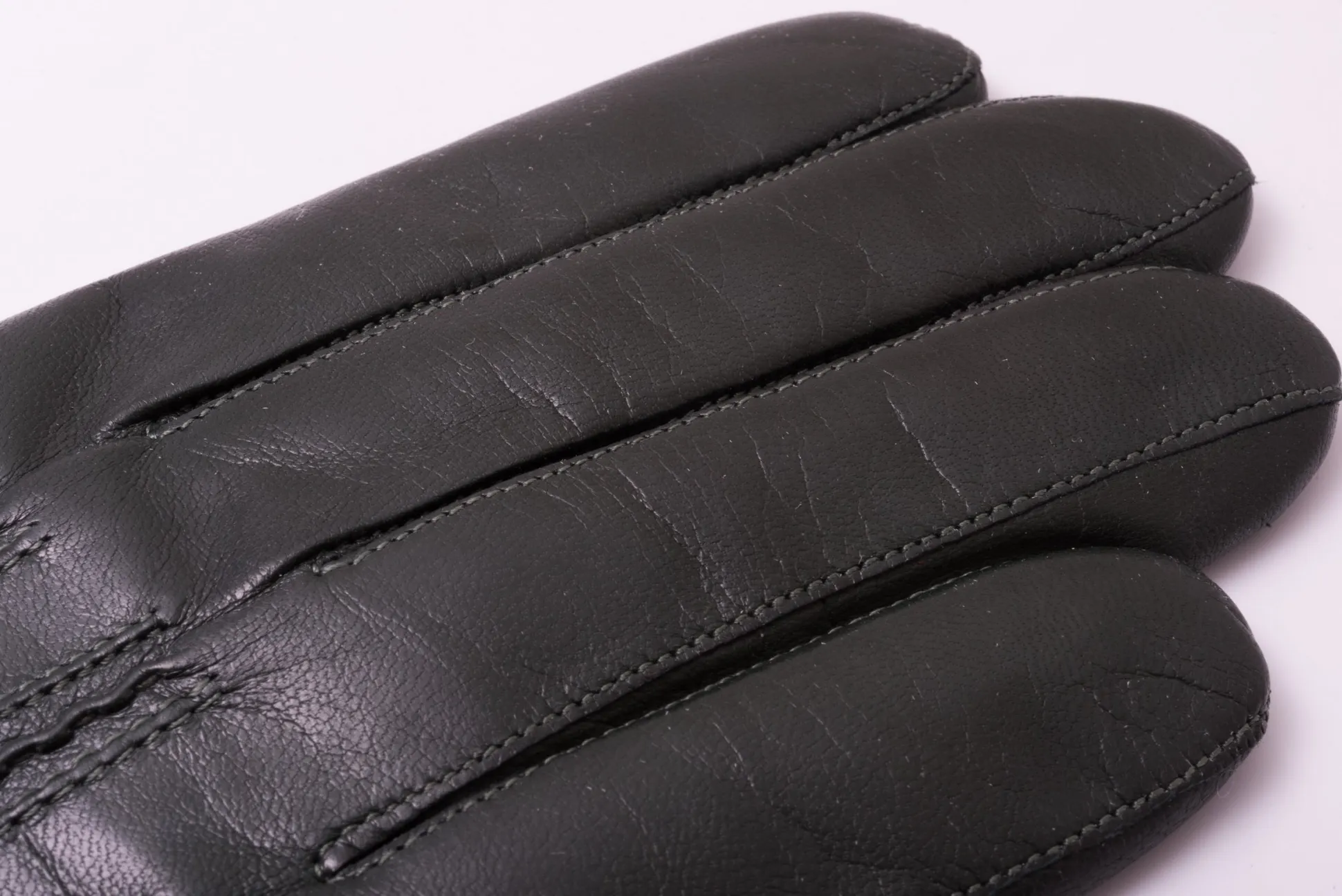 Dark Green Lamb Nappa Gloves
