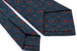 Dark Green Wool Challis Tie