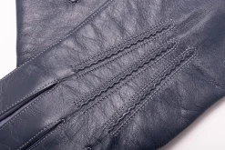 Denim Blue Touchscreen Lamb Nappa Gloves