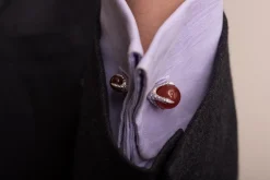 Eagle Claw Carnelian Cufflinks