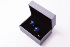 Eagle Claw Lapis Lazuli Gold Cufflinks