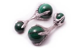 Eagle Claw Malachite Cufflinks