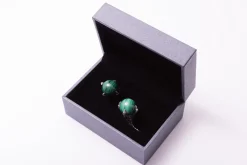 Eagle Claw Malachite Cufflinks