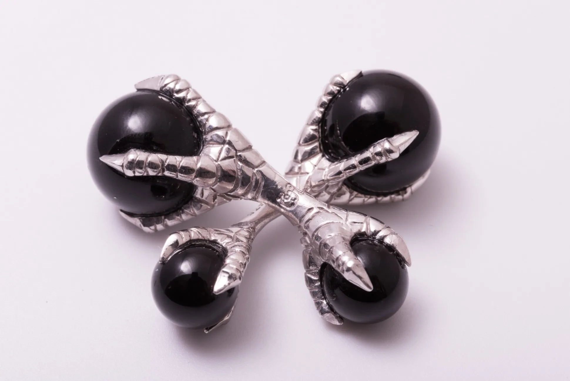 Eagle Claw Onyx Cufflinks