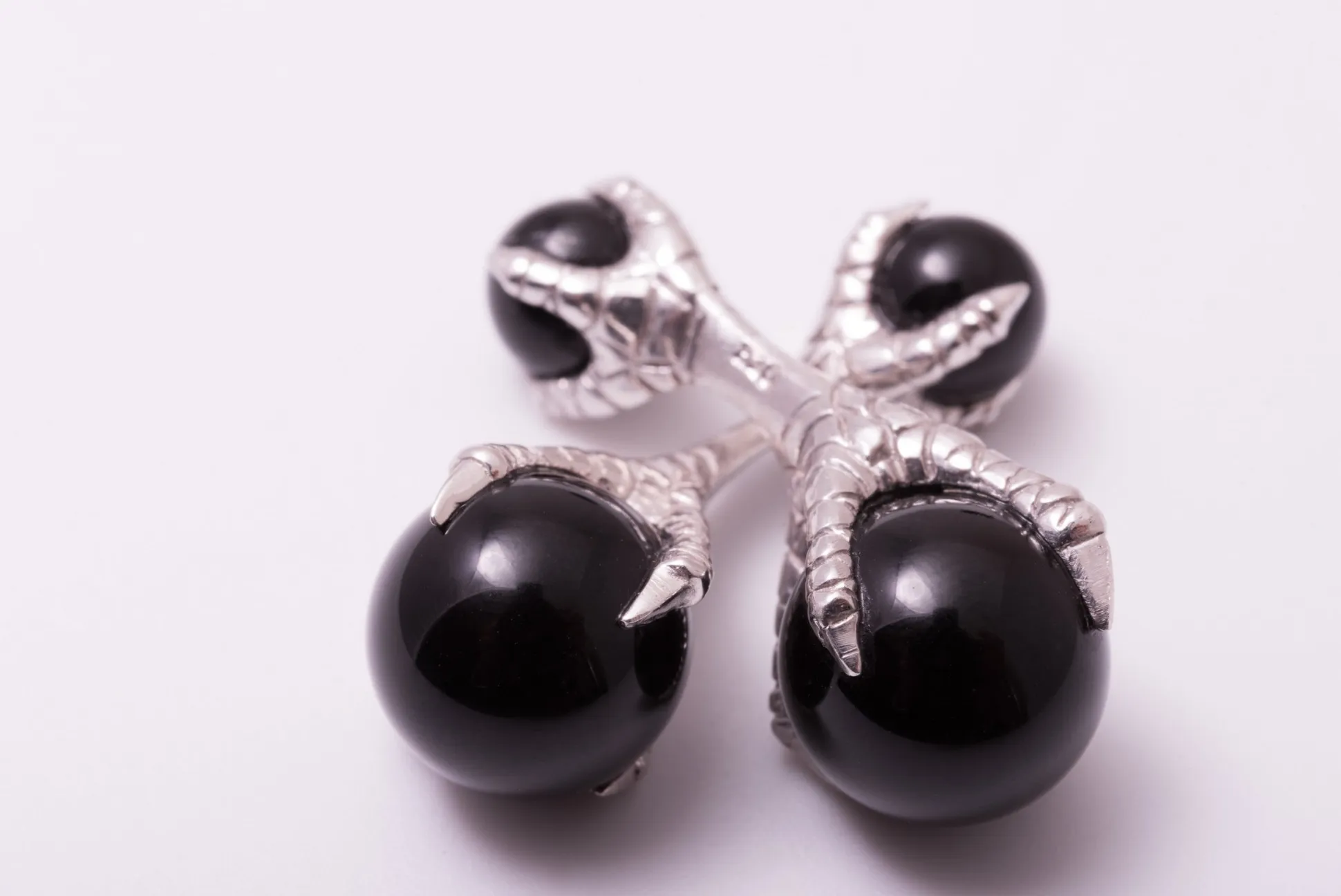 Eagle Claw Onyx Cufflinks