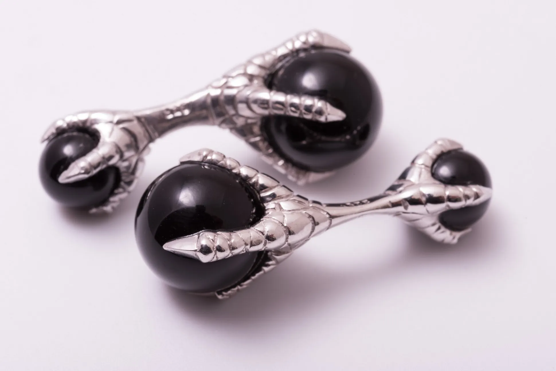 Eagle Claw Onyx Cufflinks
