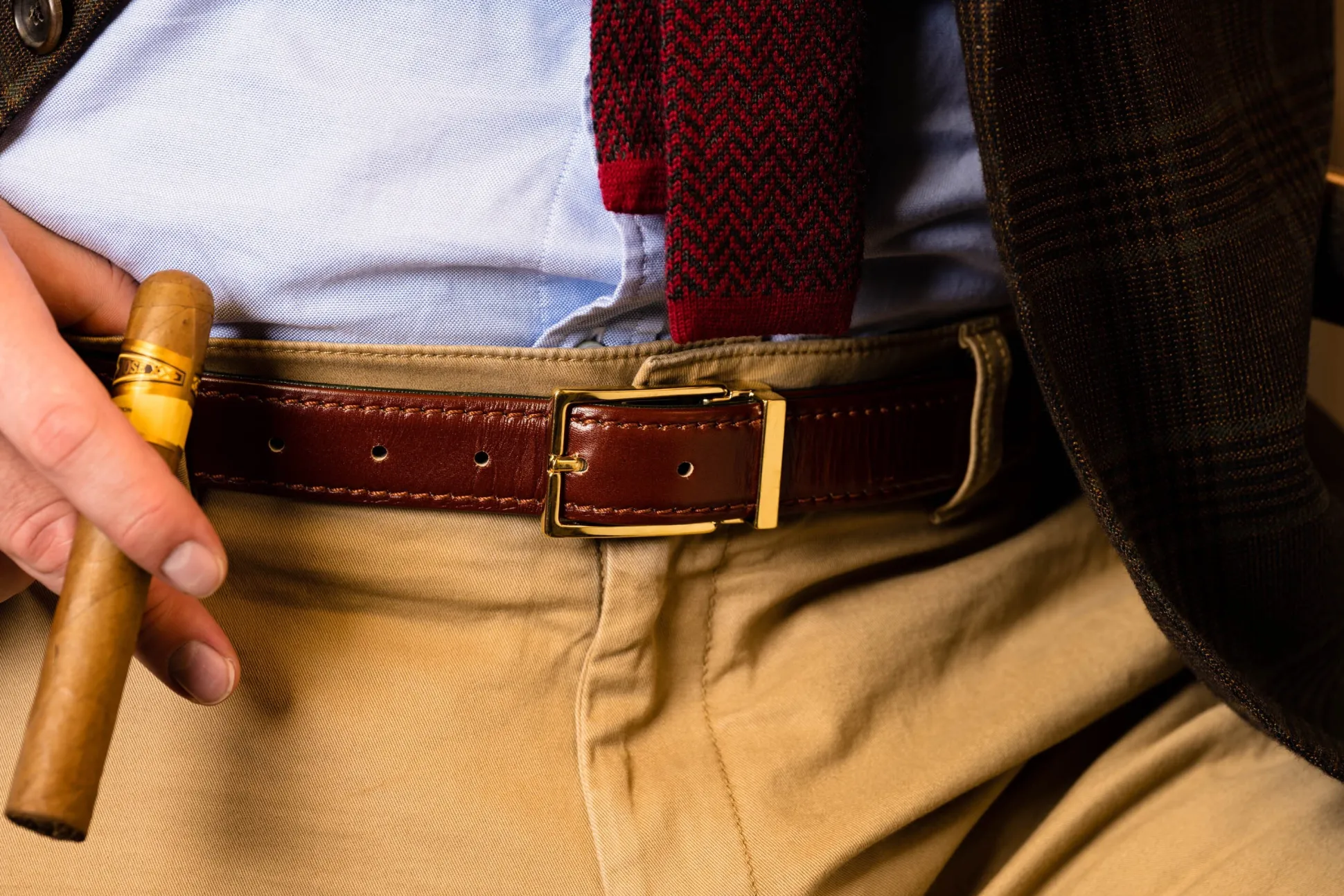 Edward Gold Belt Buckle