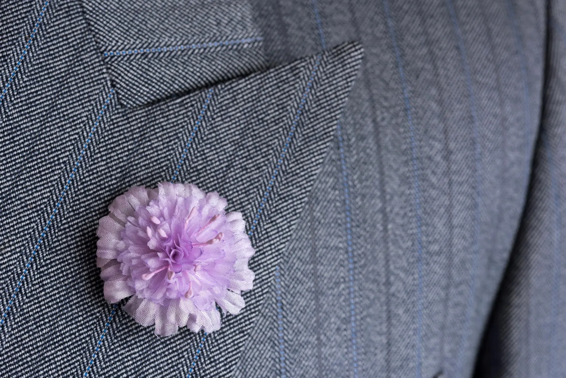 Field Scabious Boutonnière Flower