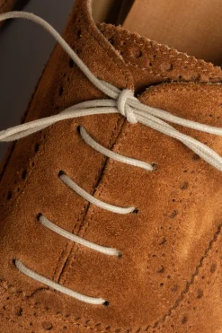 Flat Beige Waxed Cotton Shoelaces