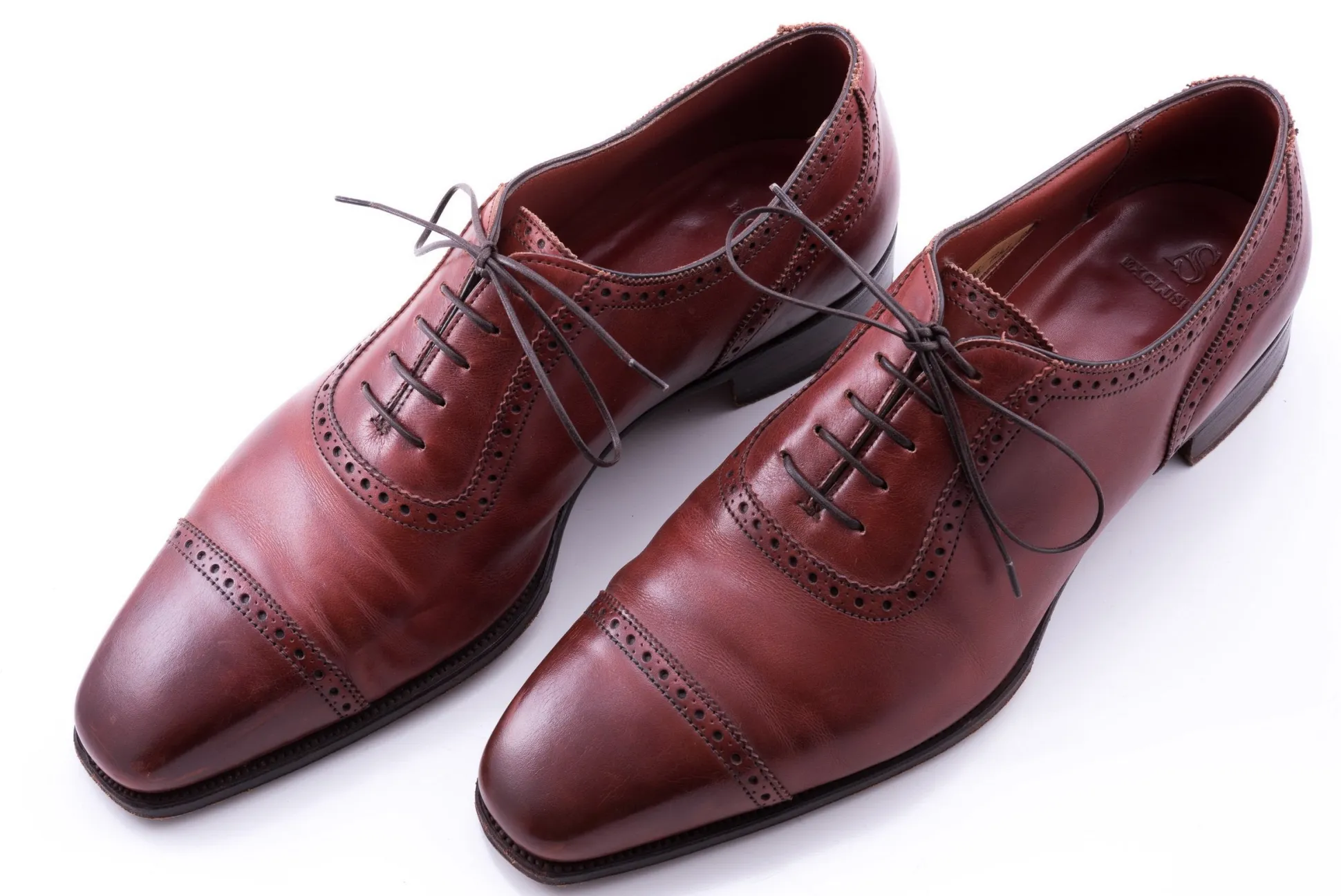 Flat Dark Brown Waxed Cotton Shoelaces