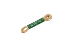 Flat Dark Havana Waxed Cotton Shoelaces