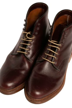 Flat Dark Havana Waxed Cotton Shoelaces