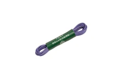 Flat Dark Violet Waxed Cotton Shoelaces