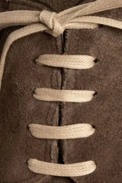 Flat Intense Beige Waxed Cotton Shoelaces