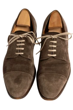 Flat Intense Beige Waxed Cotton Shoelaces