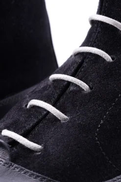Flat Light Gray Waxed Cotton Shoelaces